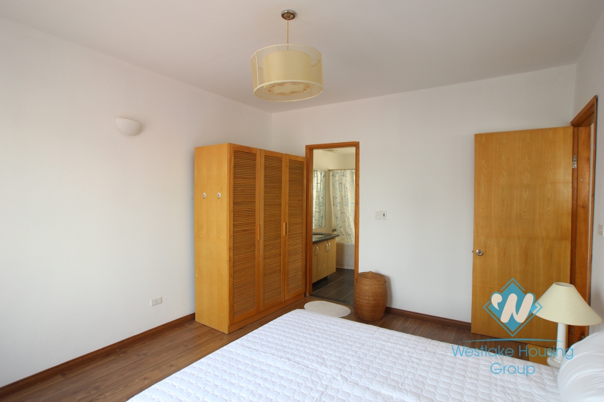 Bright 2 bedroom with spacious balcony for rent in Linh Lang street, Ba Dinh district, Hanoi
